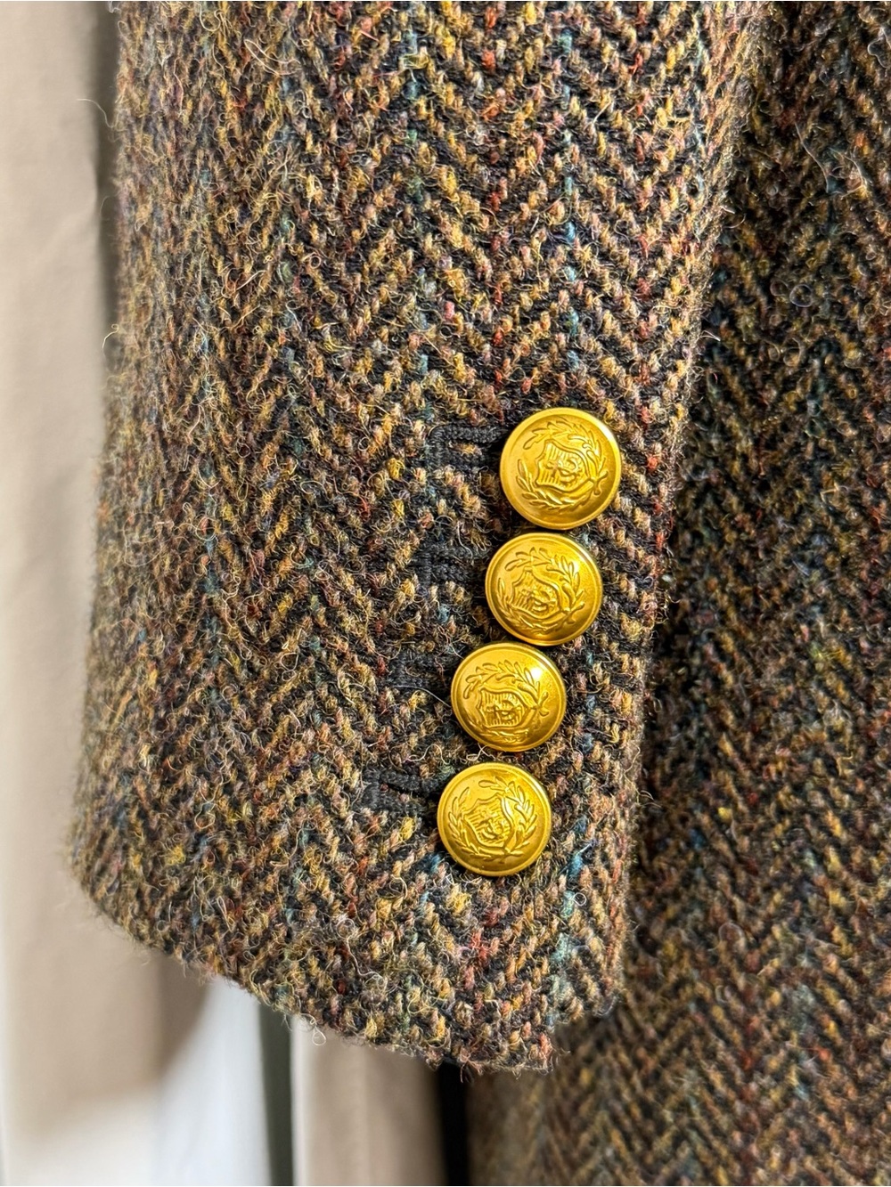 J.Crew Collection Rhodes Harris Tweed Wool Coat 6 NWOT - Picture 10 of 16